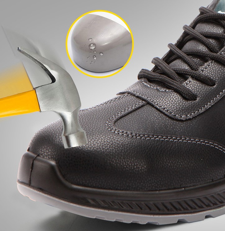 Sports Men's Industrial Safety Shoes Breathable Anti-Static Puncture-Proof Plastic Toe Boots Steel Toe Footwear 