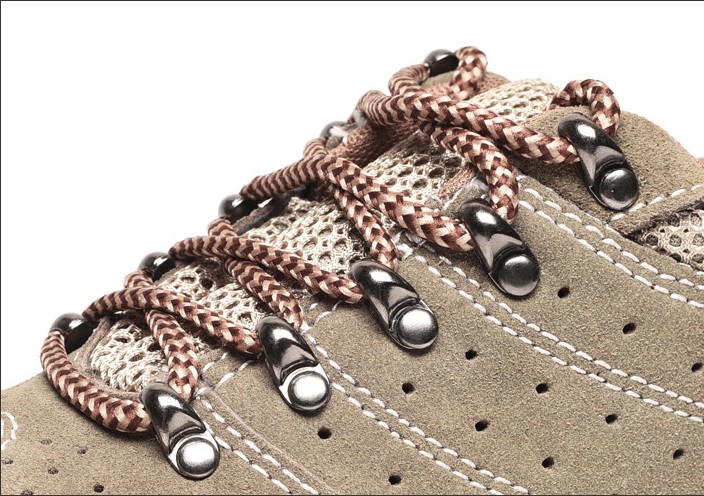 OEM Breathable Suede Leather Safety Shoes Iron Toe Work Safety Boots Anti-smash and Anti-puncture Work Shoes for Men