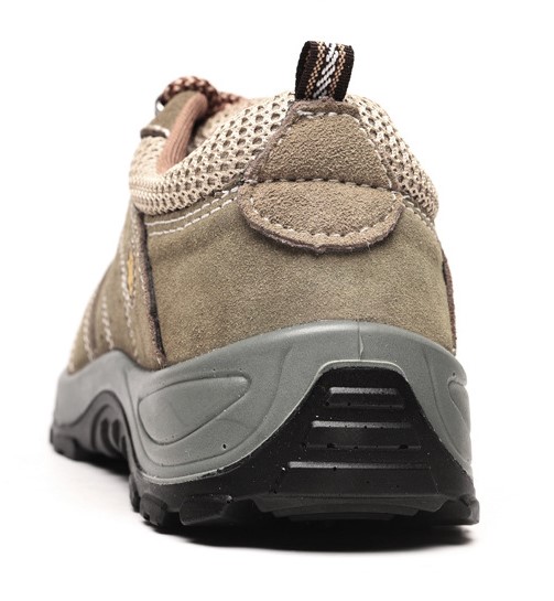 OEM Breathable Suede Leather Safety Shoes Iron Toe Work Safety Boots Anti-smash and Anti-puncture Work Shoes for Men